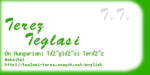 terez teglasi business card